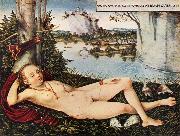 CRANACH, Lucas the Elder Nymph of the Spring oil painting reproduction
